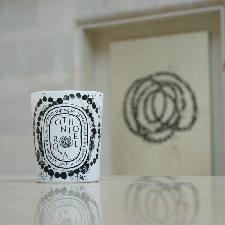 DIPTYQUE的羅浮宮玫瑰 Othoniel Rosa香氛蠟燭