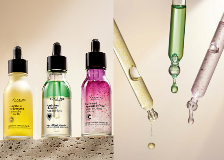 SCALP CARE FOR FLOURISHING HAIR - L‘Occitane en Provence 頭皮精華三部曲全新登場 一瓶精華 精準對應您的頭皮需求