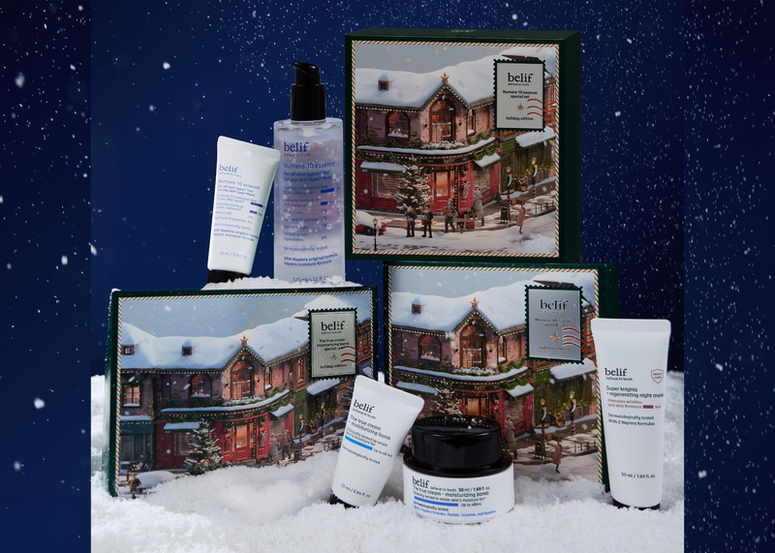 【2025 節日限定】belif 全新【聖誕小鎮版】節日限定禮盒 邂逅冬日奇蹟 傳遞美肌祝福